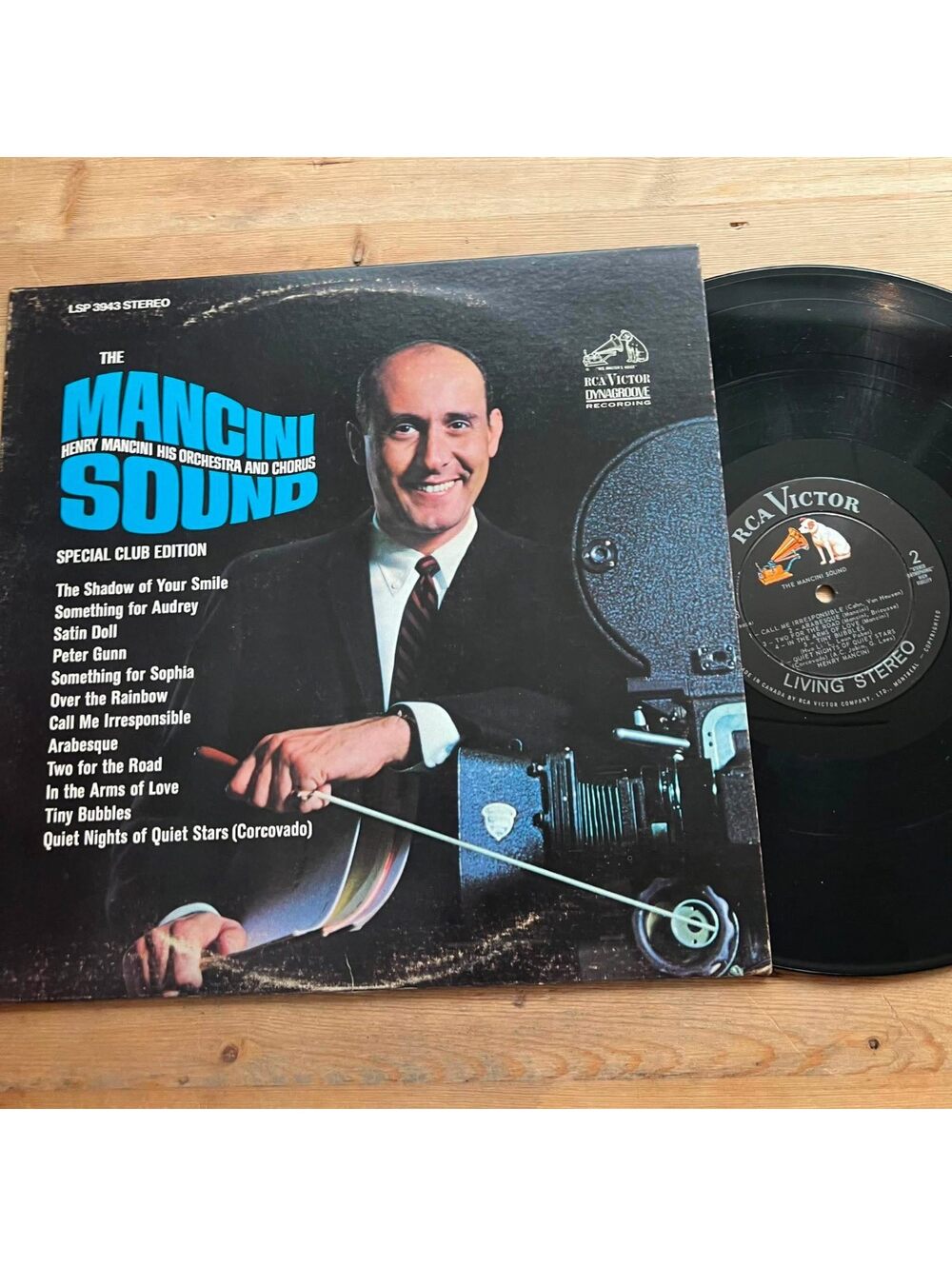 Henry Mancini his Orchestra and Chorus - The Mancini Sound 33rpm VG+ VR20